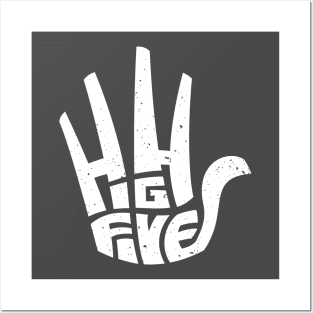 High five Posters and Art